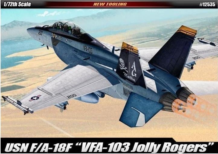 Academy Model plastikowy F/A-18F USN VF-103 Jolly Rogers