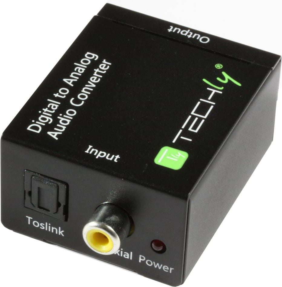 Accesoriu audio-video techly Adapter konwerter Toslink SPDIF, coaxial audio na stereo RCA L/R (301139)