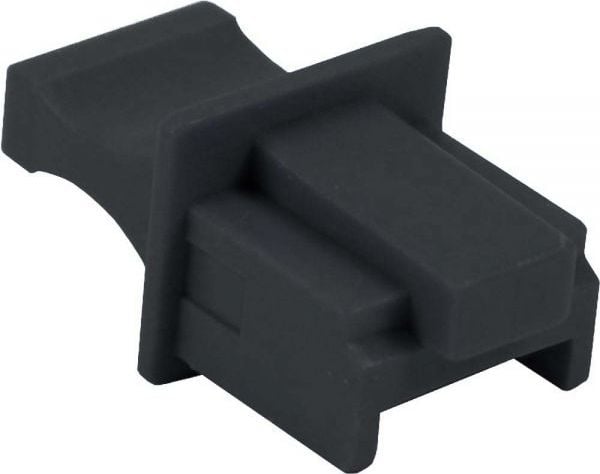 Accesoriu de calculator inline Capac de praf pentru priza RJ45 rasucita 10p negru de sex feminin. (59942C)