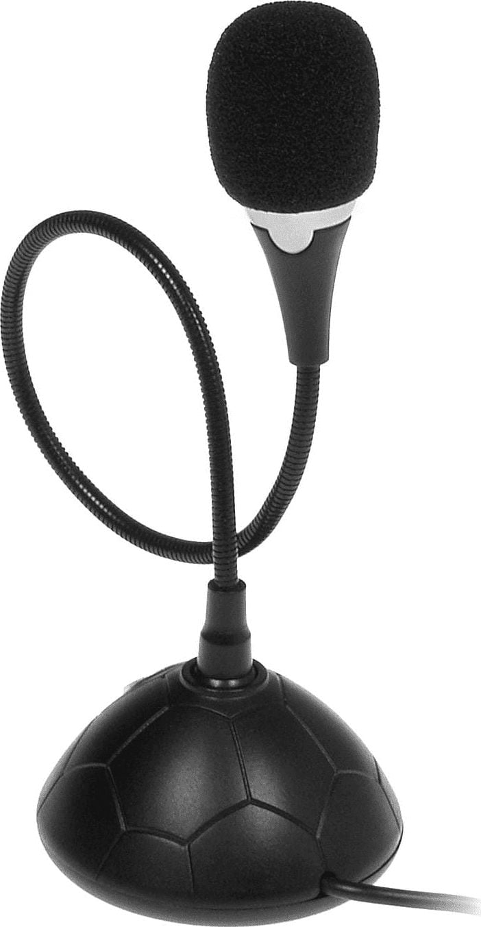 Microfoane - Accesoriu IT media-tech Microfon de Birou Media-Tech de Inalta Calitate cu Buton On/Off, Design Mini