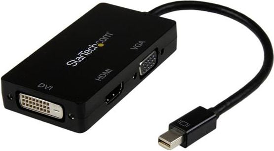 Accesoriu IT startech DVI DisplayPort Mini HDMI D-Sub (VGA), 0.1, negru (MDP2VGDVHD)