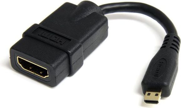Accesoriu IT startech HDMI Micro HDMI, 0127, negru (HDADFM5IN)