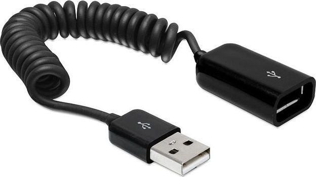 Accesoriu pentru imprimanta delock Extensie USB AM-AF 2.0 83163 20-60CM SPIRALA