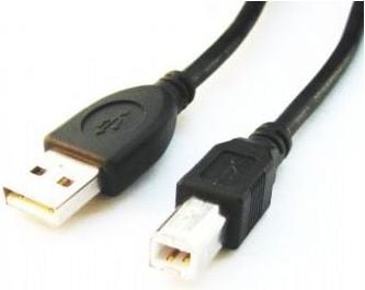 Accesoriu pentru imprimanta gembird AMBM USB 2.0 cablu capete de nichel negru 4,5 (CCP-USB2-AMBM-15)