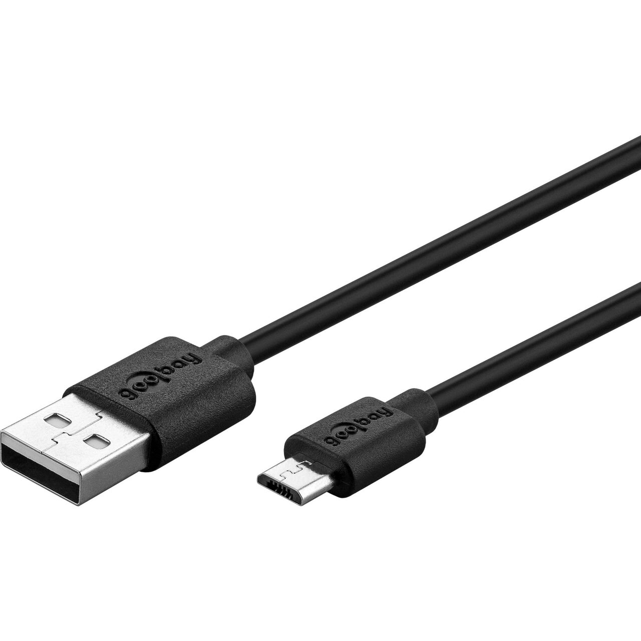 Accesoriu pentru imprimanta goobay USB A - 1m negru Micro USB (72227)