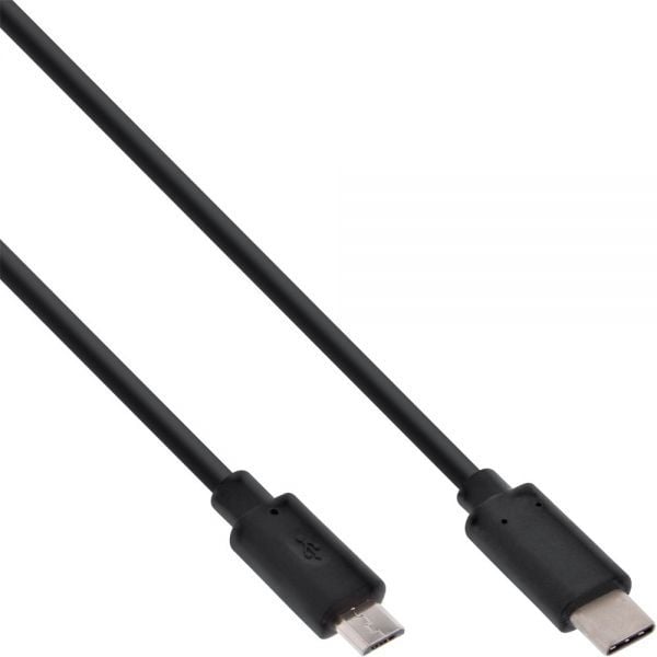 Accesoriu pentru imprimanta inline C USB -> Micro USB (M / M) 0.5m negru (35746)