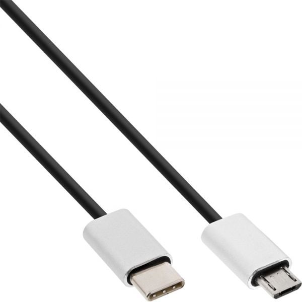 Accesoriu pentru imprimanta inline C USB -> Micro USB (M / M) 0.5m negru (35846)