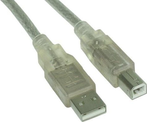 Accesoriu pentru imprimanta inline USB A / B 3m Transparent (34535T)