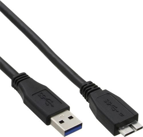 Accesoriu pentru imprimanta inline USB A - micro USB, 1m, negru