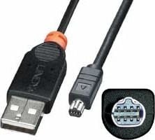 Accesoriu pentru imprimanta lindy 31676 Lindy cablu USB - mini USB 8 foto HP, Nikon - 2m