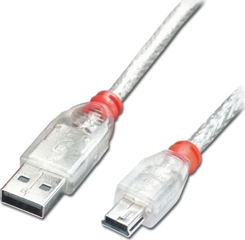 Accesoriu pentru imprimanta lindy Un USB - 1m microUSB B transparent (41,782)