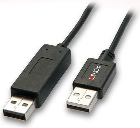 Accesoriu Switch KVM lindy Kabel KVM Smart Data Link USB A-A 2.0 Lindy 42617 - 1m