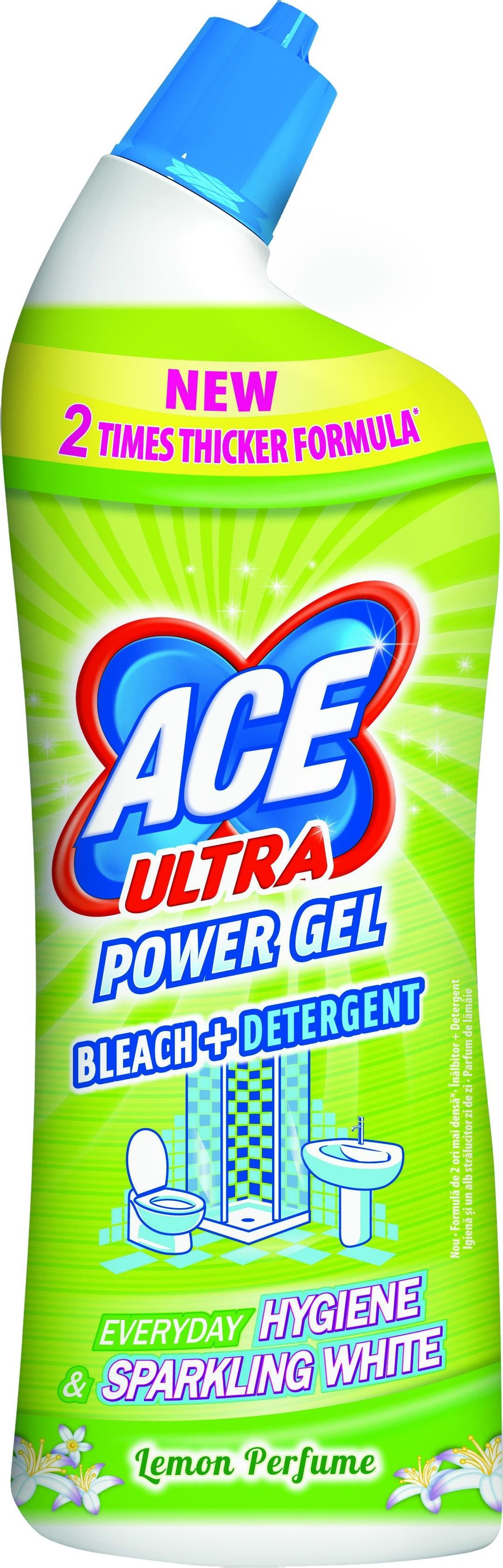 ACE Gelinis valiklis ACE ULTRA Power Lemon, 0,75 L