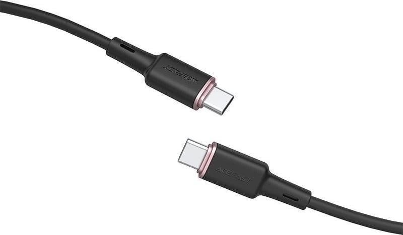 Acefast USB-C - cablu USB-C 1,2 m negru (6974316280729)
