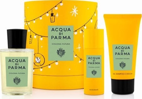 Acqua Di Parma Set Acqua di Parma: Colonia Futura, Anti-Sweat, Deodorant Spray, For Men, 75 ml + Colonia Futura, Shower Gel &amp; Shampoo 2-In-1, 75 ml + Colonia Futura, Eau De Cologne, For Men, 100 ml For Men