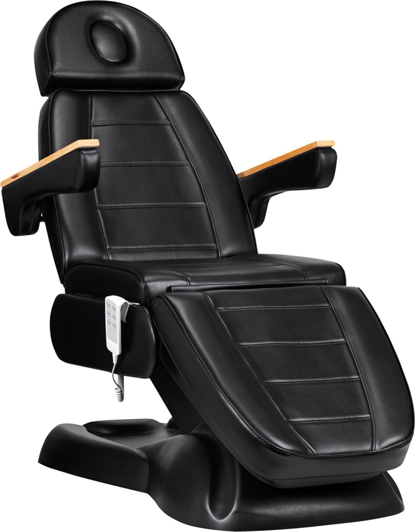 Aparate intretinere si ingrijire corporala - Activeshop Fotel kosmetyczny elektryczny SILLON Lux 273b 3 silniki czarny