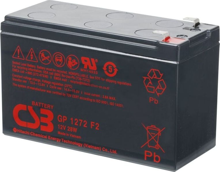 Accesorii UPS-uri - Acumulator UPS CSB GP1272F2, 12V, 7.2Ah