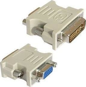 Adaptor AV Apte DVI-D - D-Sub (VGA) gri (446-uniw)