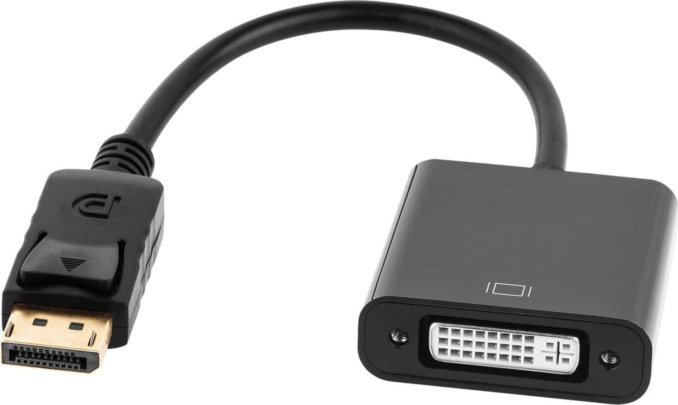 Adapter AV Cabletech DisplayPort - DVI-D czarny (KOM0981)