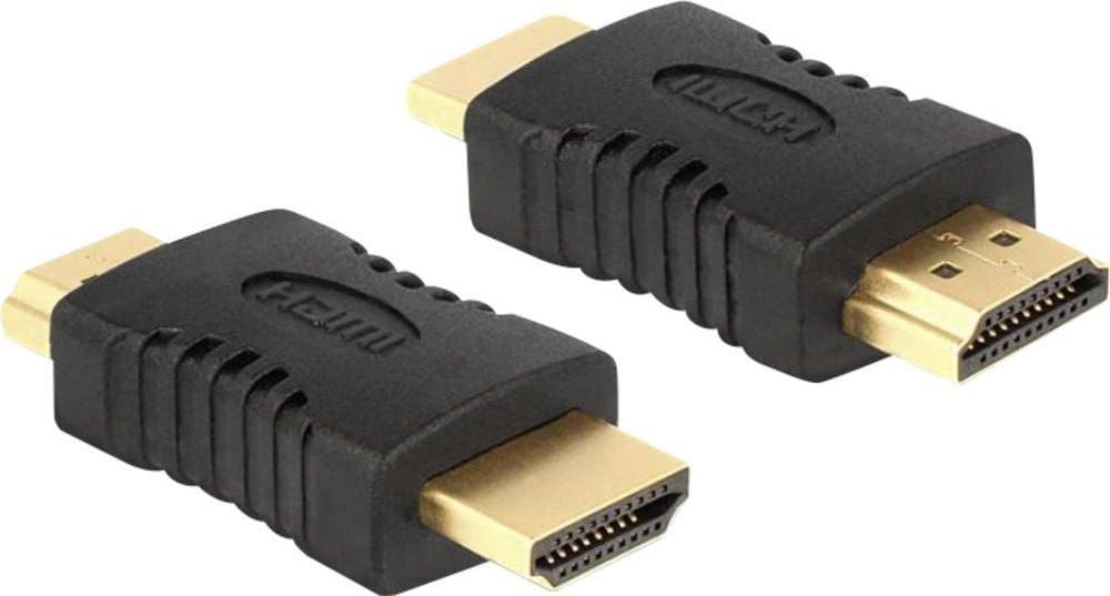 Delock Adaptor HDMI - HDMI AV negru (65508)