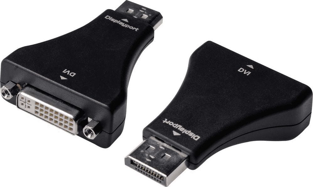Cabluri si adaptoare - Adaptor AV Assmann AK-340603-000-S, DisplayPort - DVI-I negru