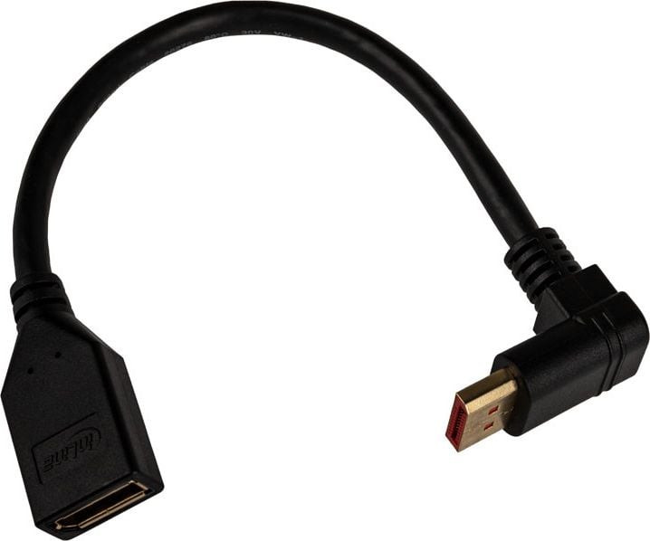 InLine DisplayPort - Adaptor AV DisplayPort negru (17159O)