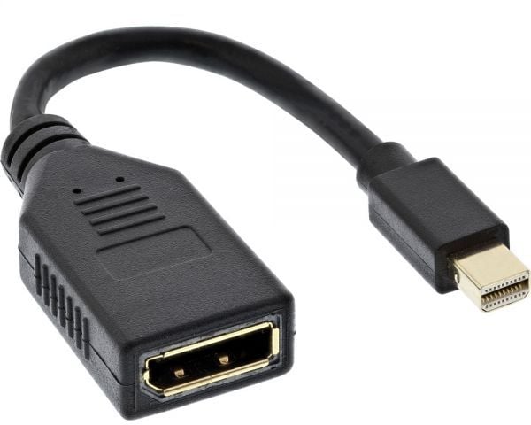 InLine DisplayPort Mini - Adaptor DisplayPort AV negru (17150S)