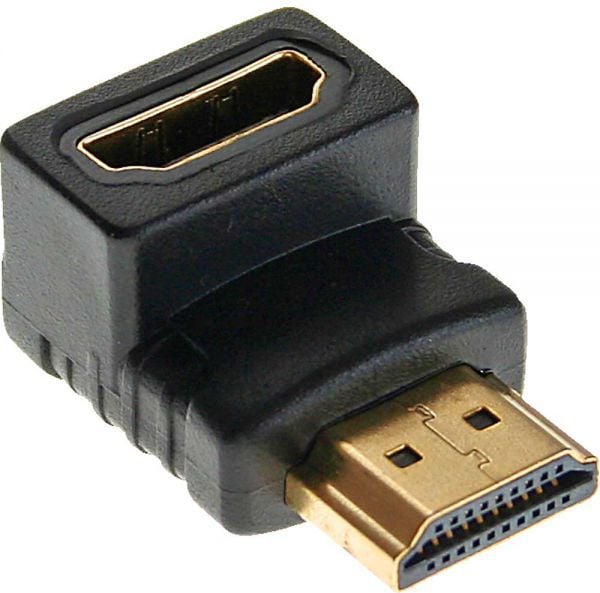 HDMI masculin - feminin unghi placat cu aur, 4K2K (17600H)