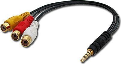 Adapter AV Lindy ADAPTER 3.5MM TO 3XPHONO F/35539 LINDY