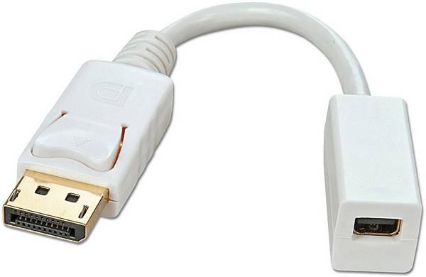 Mini DisplayPort la DisplayPort, 0,15, Alb (41060)