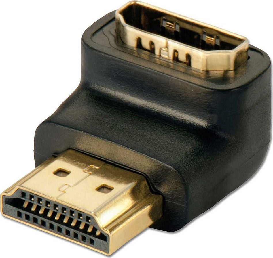 Adapter AV Lindy HDMI - HDMI czarny (41085)