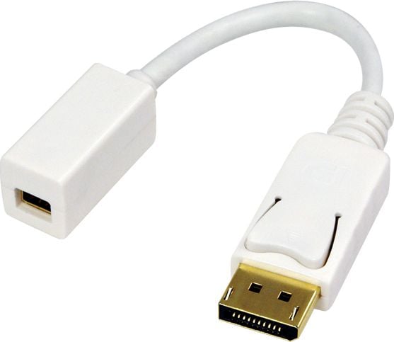 LogiLink DisplayPort Mini - Adaptor DisplayPort AV 0,15 m alb (CV0040)