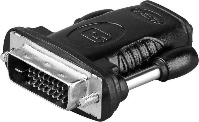 Cablu microconnect HDMI na DVI 24+1 negru (HDM19F24)