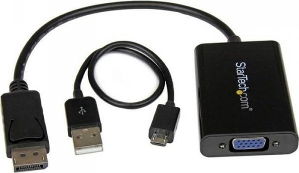 StarTech DisplayPort - Adaptor AV D-Sub (VGA) negru (JAB-2437501)