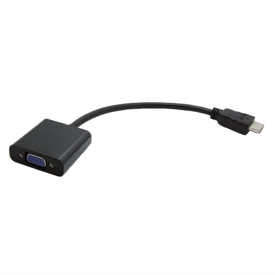 AV Value HDMI - Adaptor D-Sub (VGA) negru (12.99.3114)