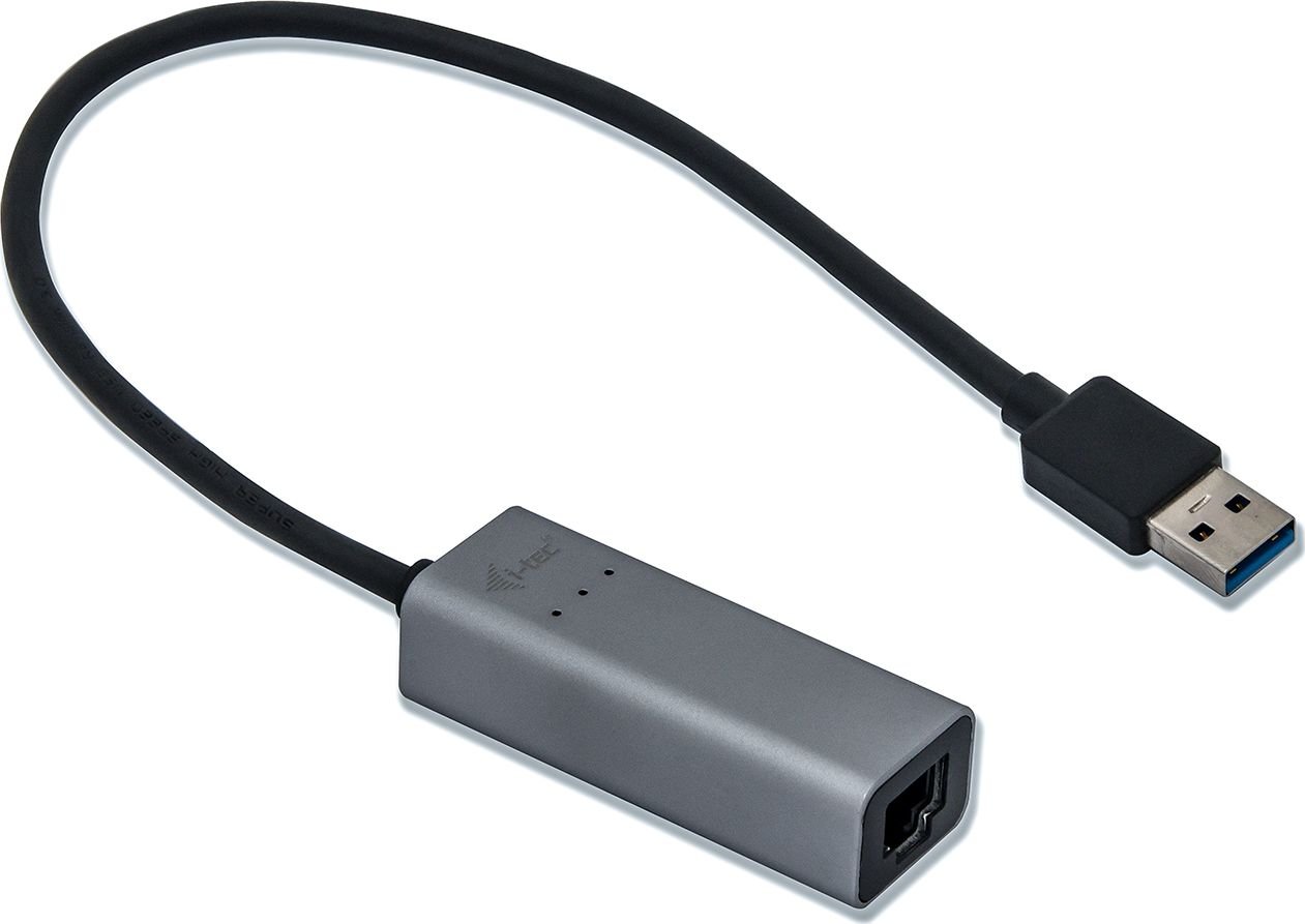 Placi de retea - Adapter i-tec USB 3.0 Metal Gigabit Ethernet 1x USB 3.0 do RJ-45 10/100/1000 Mbps LED