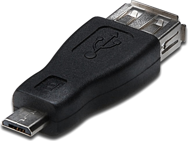 Adaptor , Akyga , AK/AD/08 USB A mama / microUSB B tata , negru