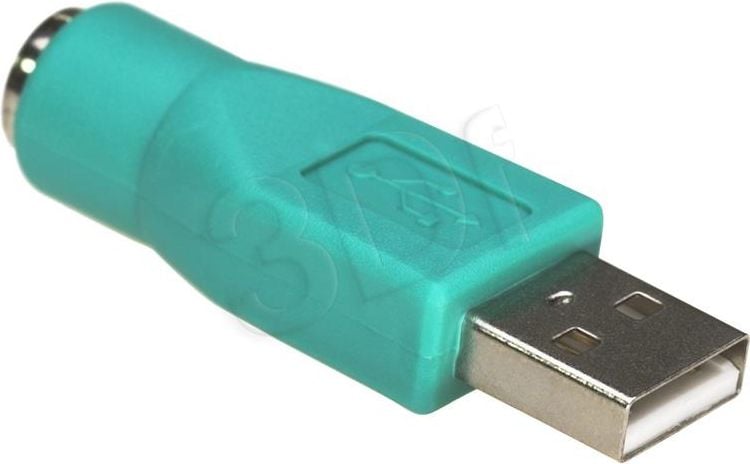 Adaptor Akyga AK-AD-14, PS / 2 (F) la USB 2.0 A (M), Verde