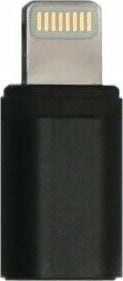 Adapter USB Bury Lightning - microUSB Czarny