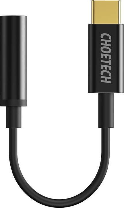 Adapter USB Choetech Adapter Choetech AUX003 USB-C do 3.5mm Audio Jack Adapter (czarny)