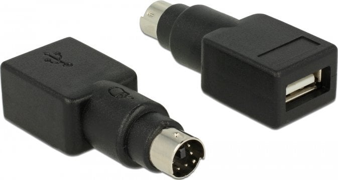 Adaptor USB Delock 65898 USB - PS/2 Negru (65898)