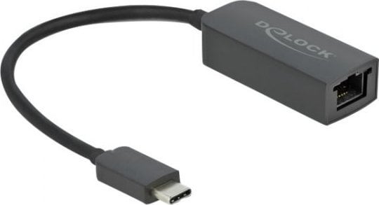 Adaptor USB Delock 66645 USB-C - RJ45 Negru (66645)