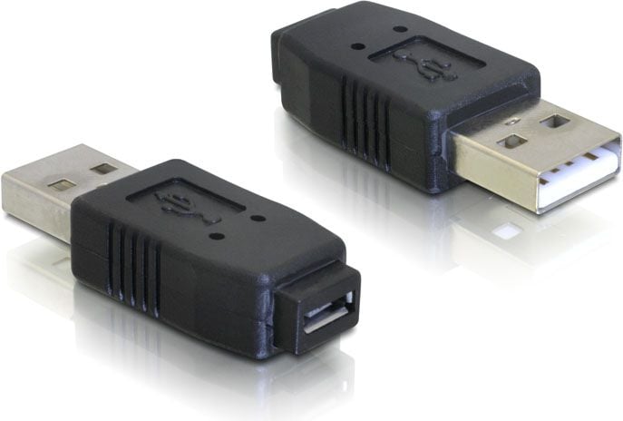 Adaptor USB micro-A+B mama la USB2.0-A tata, Delock - 65029