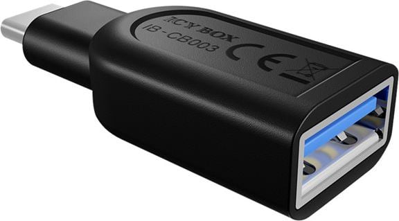 C USB USB (M / F) Negru (IB-CB003)