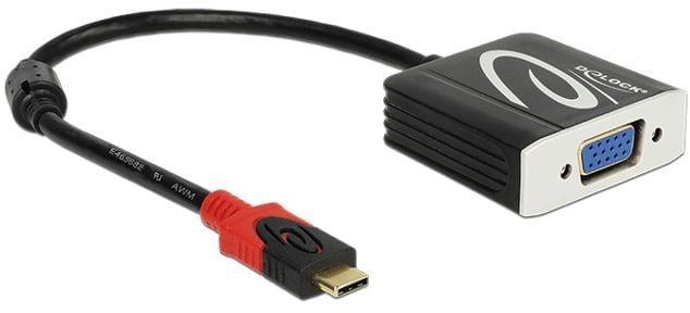 Delock Adaptor USB-C - VGA USB Negru (62994)