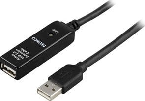 Adaptor USB Deltaco DELTACO USB2-EX20M - USB forlængerkabel