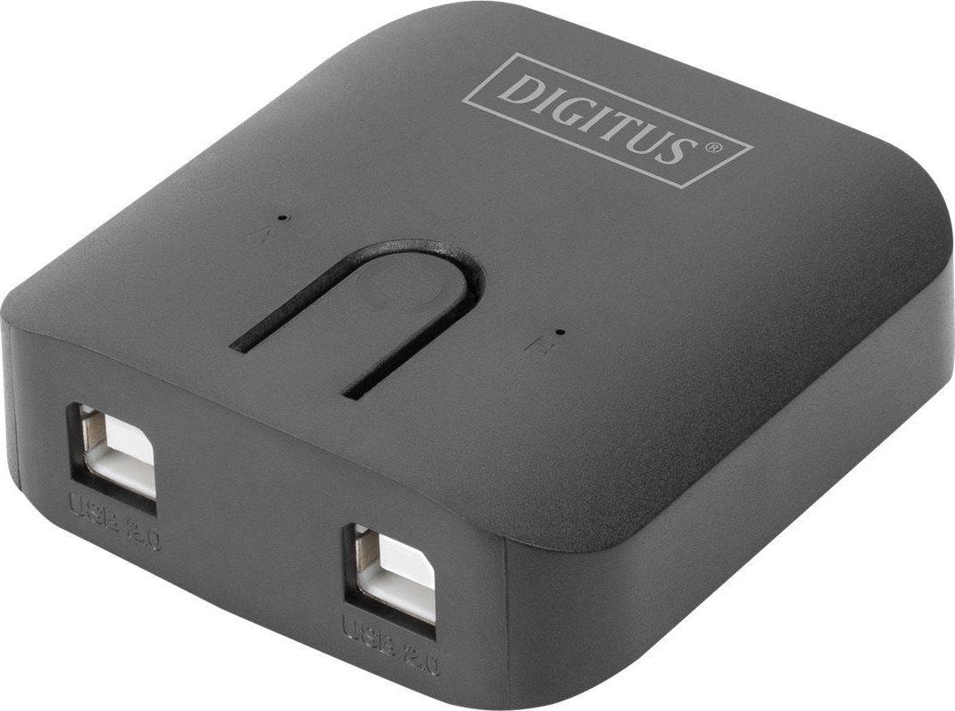 Adaptor USB Digitus Comutator USB 2.0, 2 PC - 1 dispozitiv, autoalimentat
