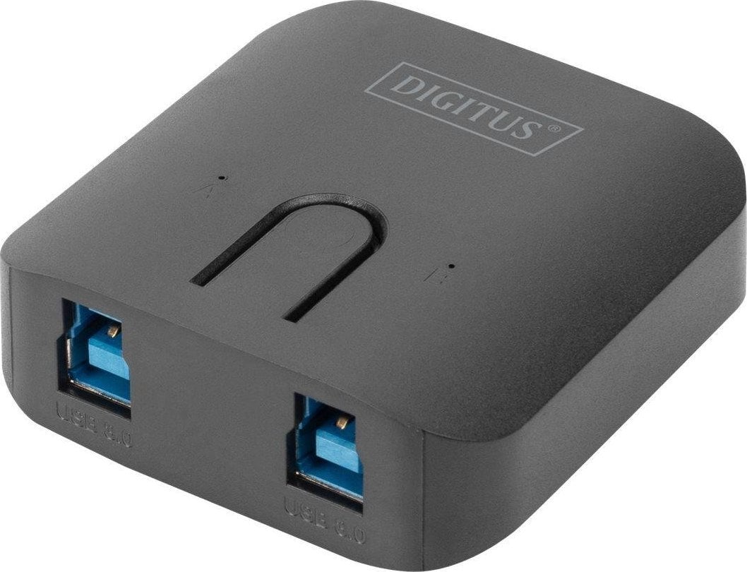 Adaptor USB Digitus Switch USB 3.0 Super Speed 5 Gbps, 2 PC - 1 dispozitiv, autoalimentat