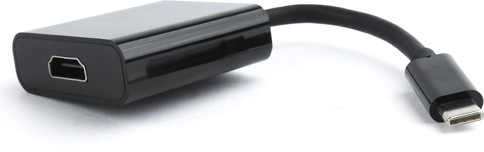 Adaptor USB 3.1 type C tata la HDMI mama, Gembird, cu cablu 15 cm, rezolutie maxima 4K la 30 Hz, negru
