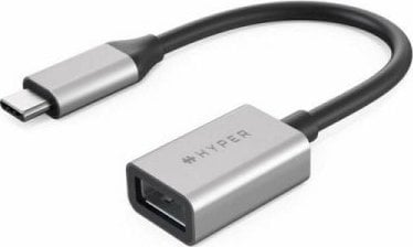 Adaptor USB Hyper USB-C - USB argintiu (HD425D-GL)